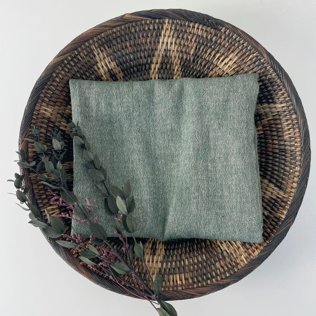Linen Wool Fabric 6105 6106 6107 - The Linen Lab - Grey