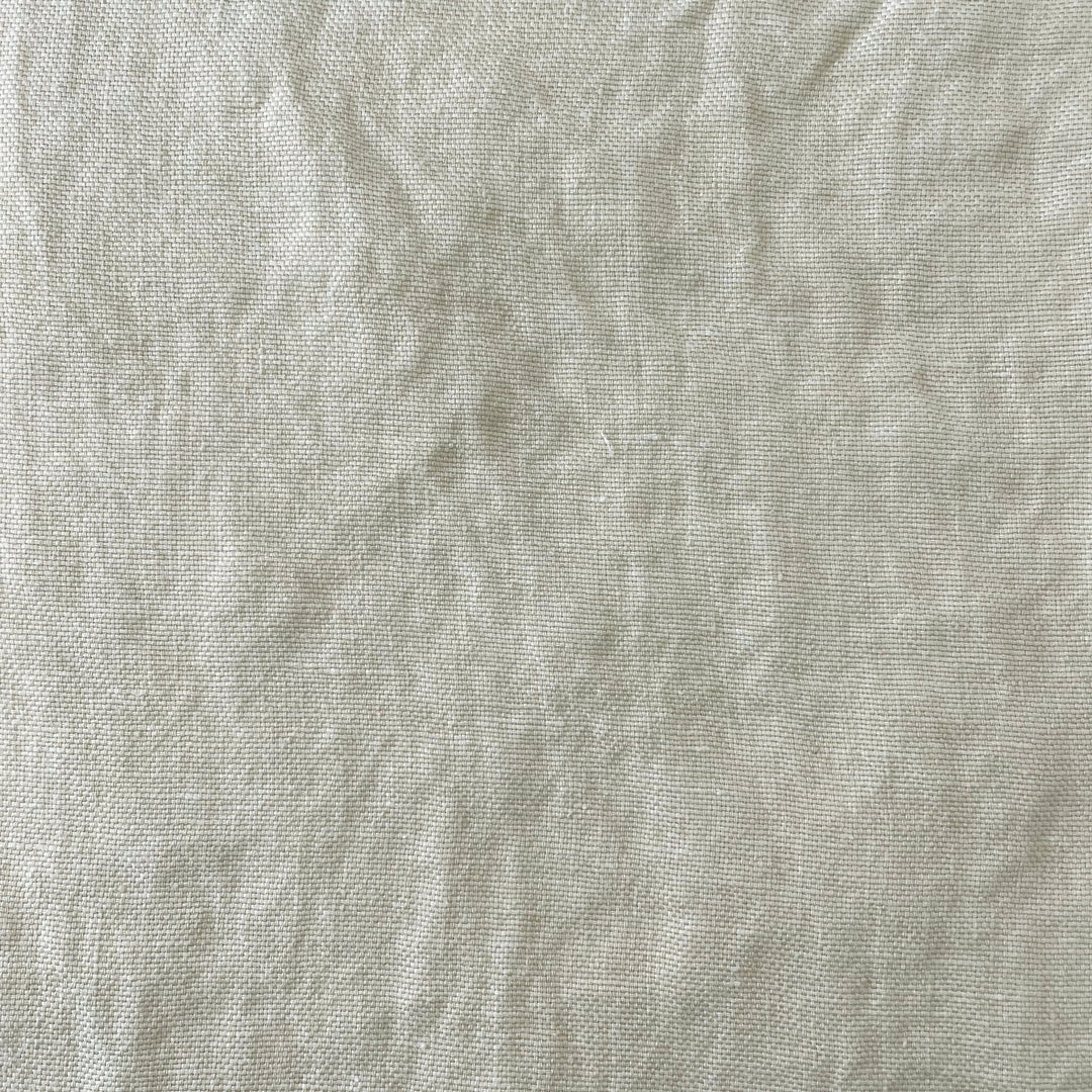 Linen yellow Dot Fabric 7650 - The Linen Lab - Yellow(light)