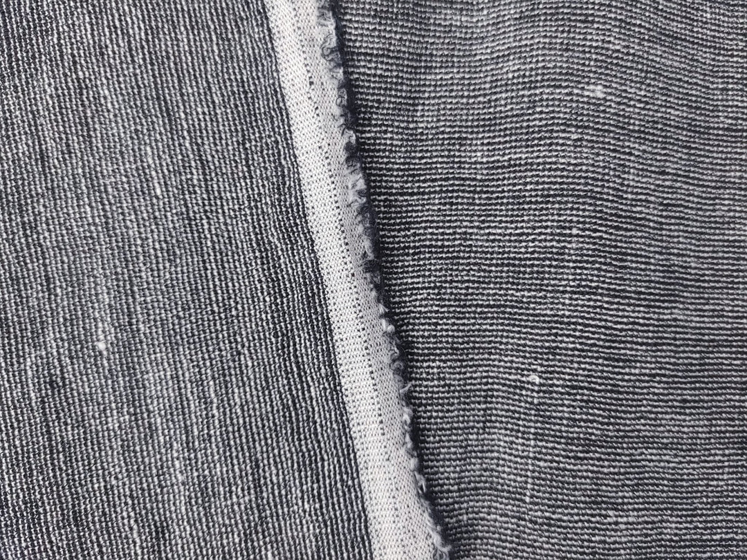 Premium Linen Polyester High Twisted Yarn, 2-Tone Effect Fabric for Elegant Creations 4811 6316 - The Linen Lab - Brown