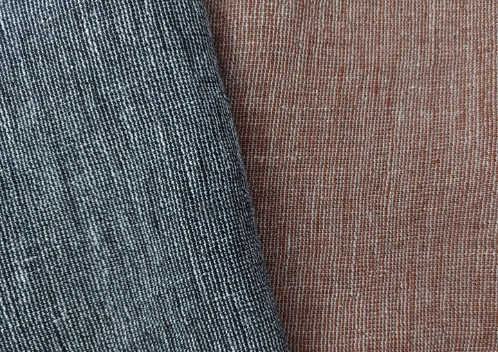 Premium Linen Polyester High Twisted Yarn, 2-Tone Effect Fabric for Elegant Creations 4811 6316 - The Linen Lab - Gray