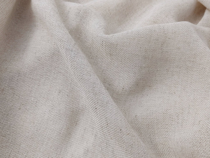 Whispering Breeze: Linen Rayon Sheer Fabric 291 3835 - The Linen Lab - Brown(Dark)